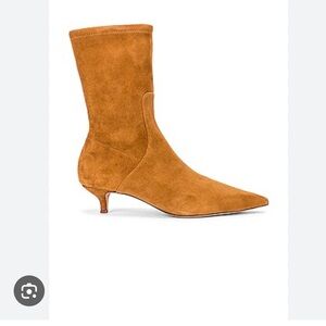 Verónica beard fiana bootie caramel tan brown 10